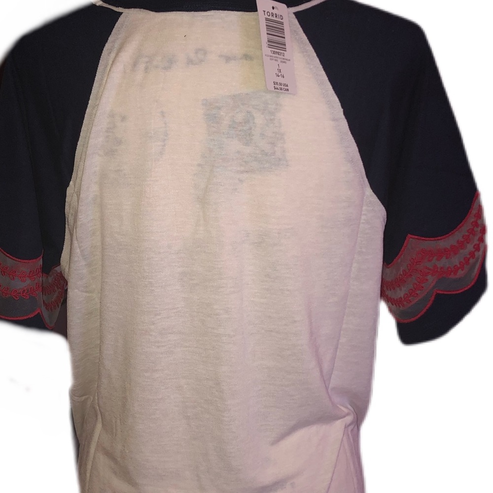 Torrid Raglan Shirt - Picture 6 of 6